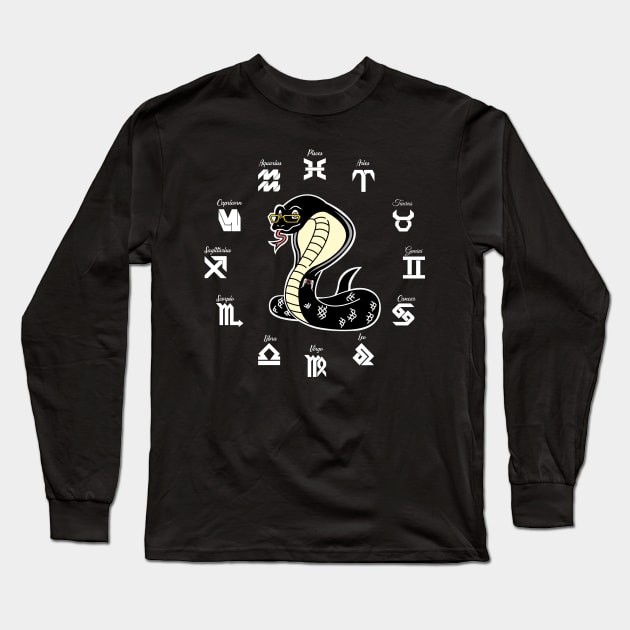 Year of the Snake Chinese Zodiac Animal Long Sleeve T-Shirt by standwithnzy